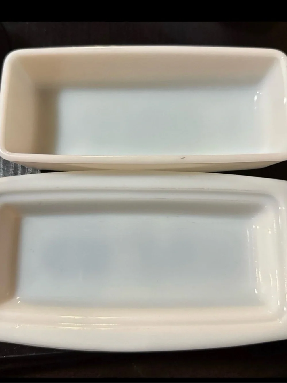 Pyrex Old Town Blue Butter Dish